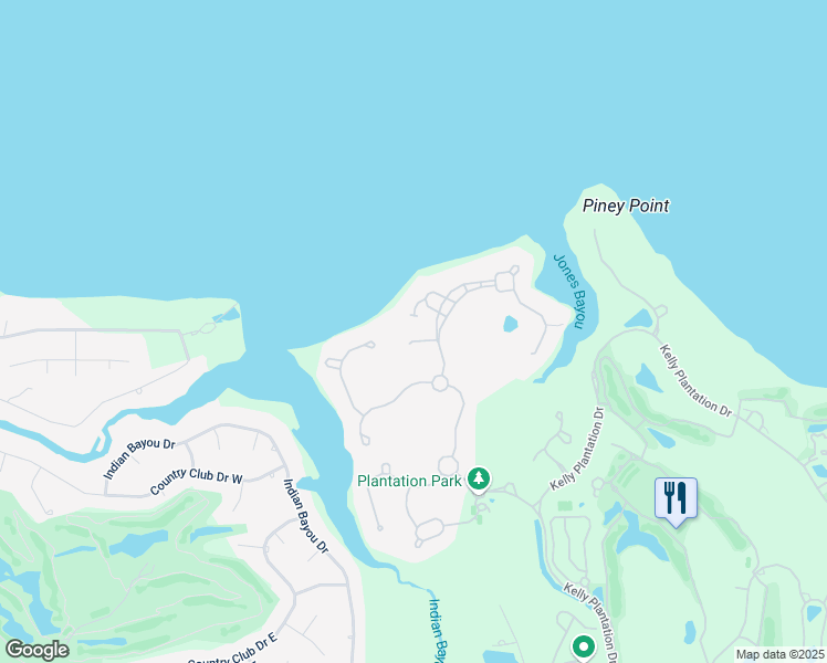 map of restaurants, bars, coffee shops, grocery stores, and more near 4508 Pottery Place in Destin