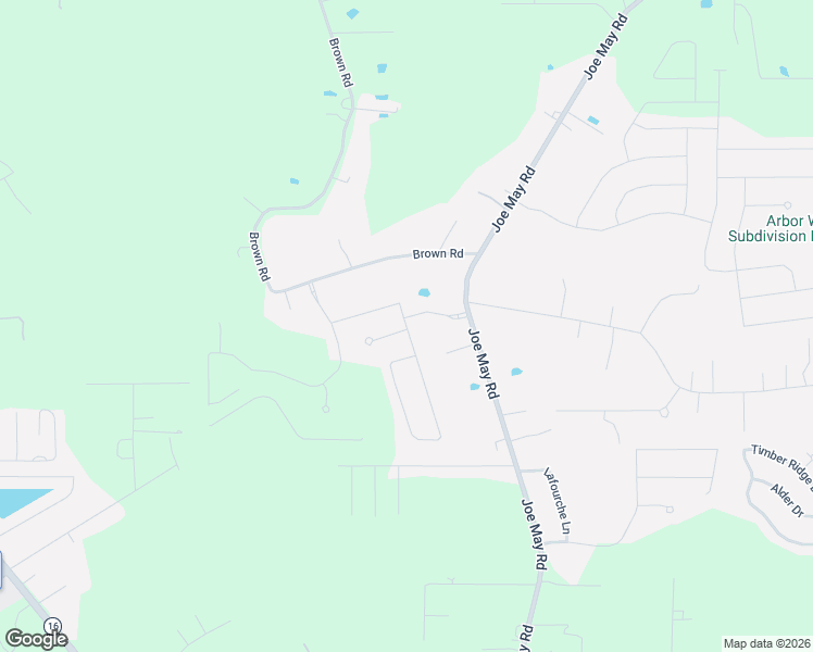 map of restaurants, bars, coffee shops, grocery stores, and more near 23245 Joe May Road in Denham Springs