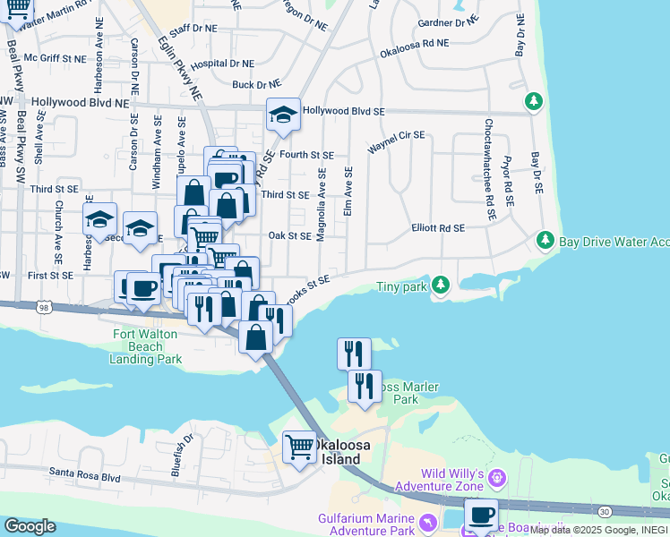 263 Brooks Street Southeast, Fort Walton Beach FL Walk Score