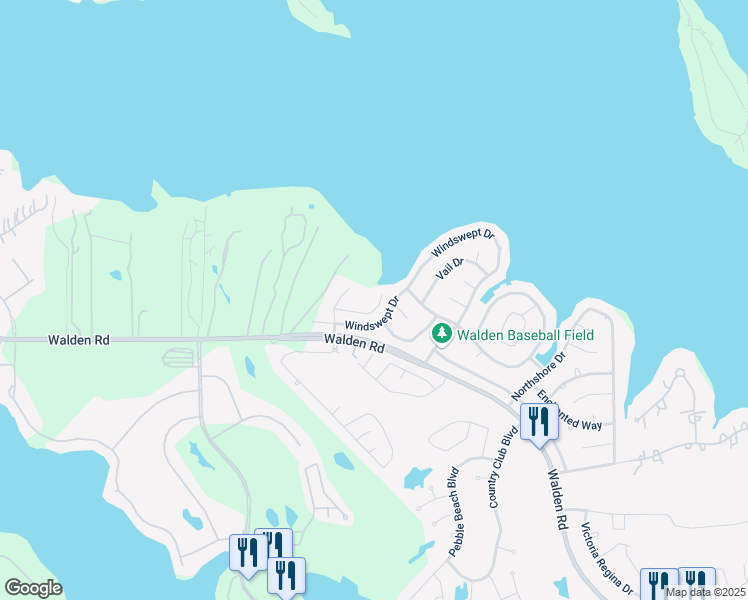 map of restaurants, bars, coffee shops, grocery stores, and more near 3900 Aspen Drive in Montgomery