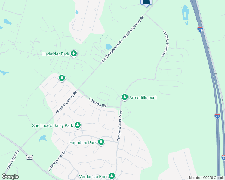 map of restaurants, bars, coffee shops, grocery stores, and more near 11666 Old Montgomery Road in Willis