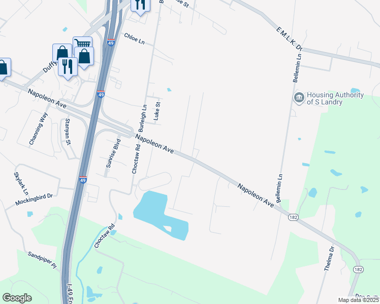 map of restaurants, bars, coffee shops, grocery stores, and more near 101-251 Georgianna Street in Sunset
