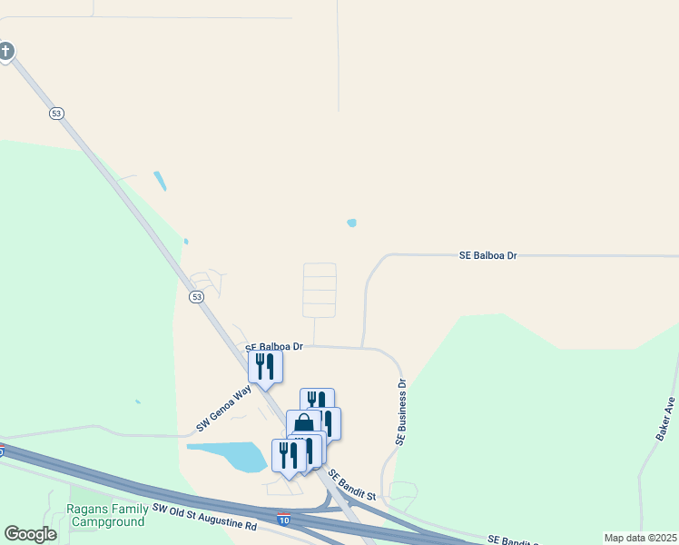 map of restaurants, bars, coffee shops, grocery stores, and more near 701 Southeast Balboa Drive in Madison
