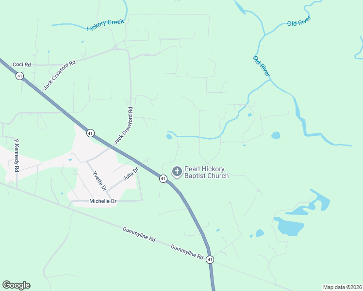 map of restaurants, bars, coffee shops, grocery stores, and more near 67311 Bill Stoltz Road in Pearl River