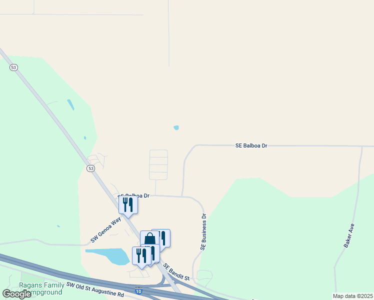 map of restaurants, bars, coffee shops, grocery stores, and more near 701 Southeast Balboa Drive in Madison