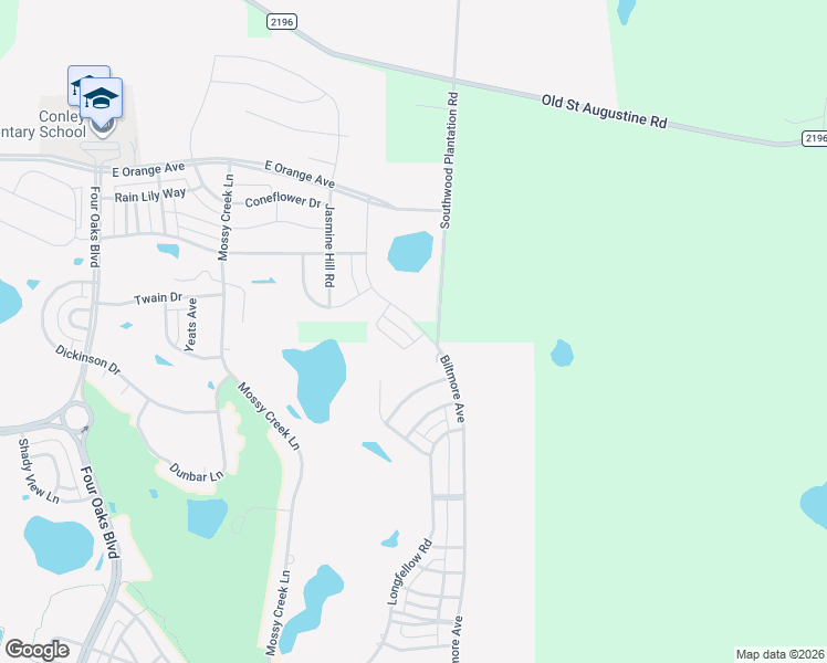 map of restaurants, bars, coffee shops, grocery stores, and more near 3588 Biltmore Avenue in Tallahassee