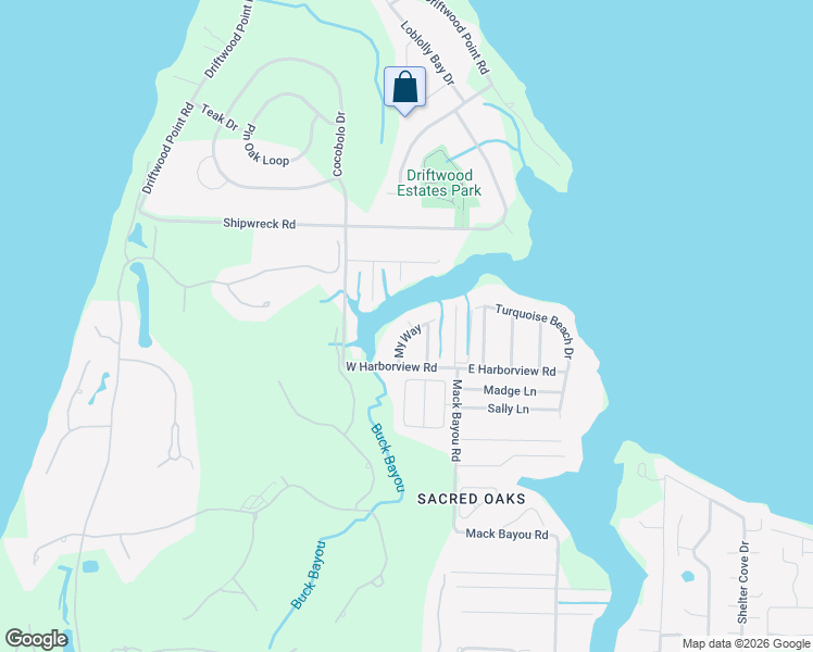 map of restaurants, bars, coffee shops, grocery stores, and more near 144 My Way in Santa Rosa Beach