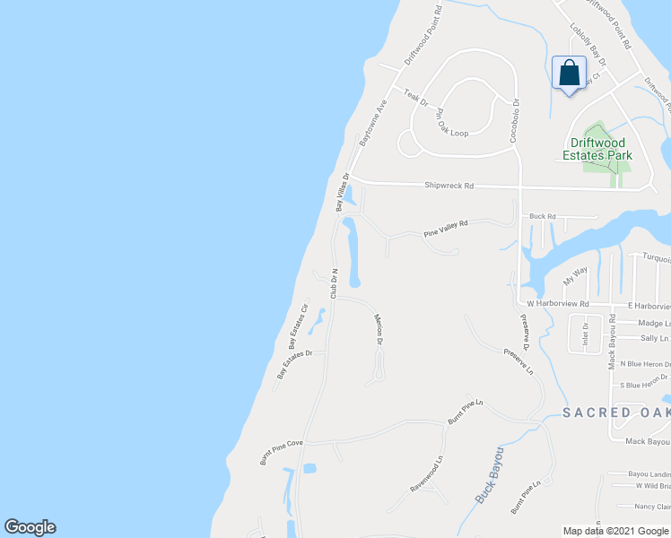 map of restaurants, bars, coffee shops, grocery stores, and more near 3029 Club Drive in Miramar Beach