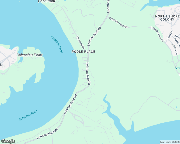 map of restaurants, bars, coffee shops, grocery stores, and more near 1919 Lohman Ford Road in Lago Vista