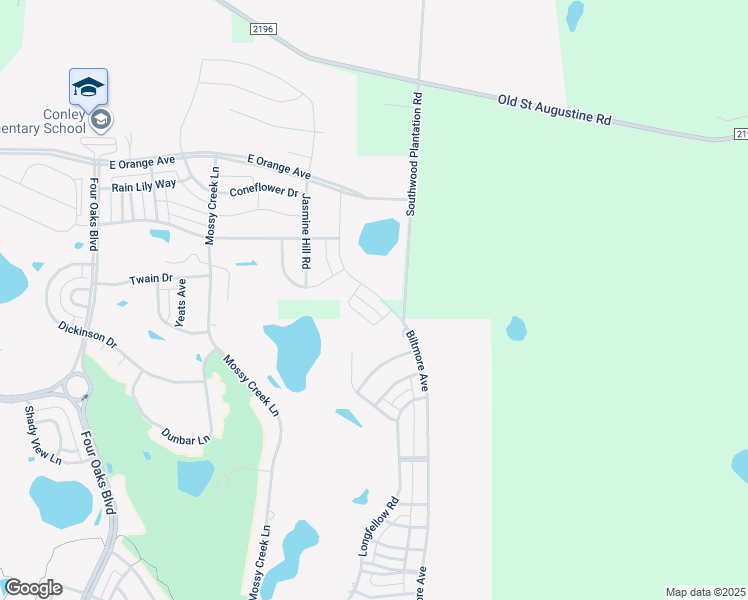 map of restaurants, bars, coffee shops, grocery stores, and more near 3588 Biltmore Avenue in Tallahassee