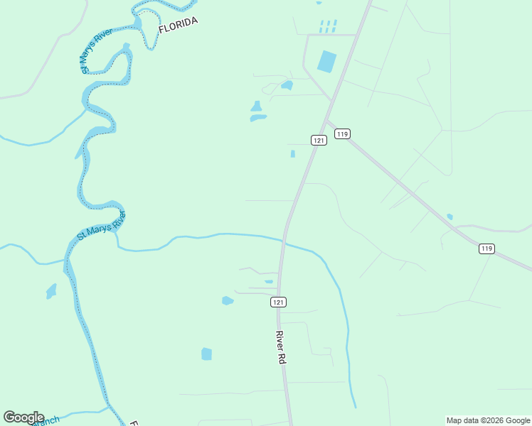 map of restaurants, bars, coffee shops, grocery stores, and more near 1031 River Farm Road in Bryceville