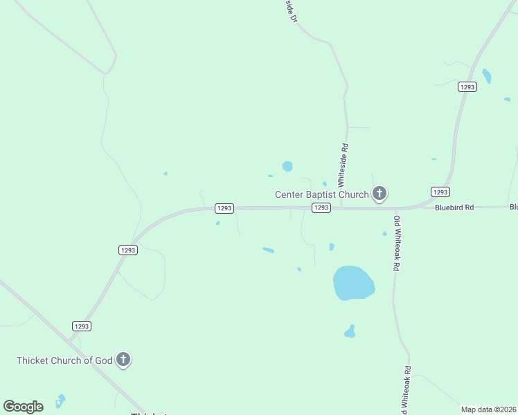 map of restaurants, bars, coffee shops, grocery stores, and more near Farm to Market 1293 in Thicket