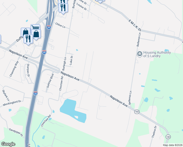 map of restaurants, bars, coffee shops, grocery stores, and more near 101-251 Georgianna Street in Sunset