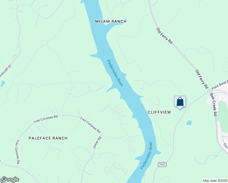 map of restaurants, bars, coffee shops, grocery stores, and more near 1210 Likeness Road in Spicewood