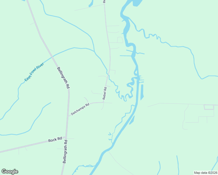 map of restaurants, bars, coffee shops, grocery stores, and more near 13609 Rebel Road in Theodore