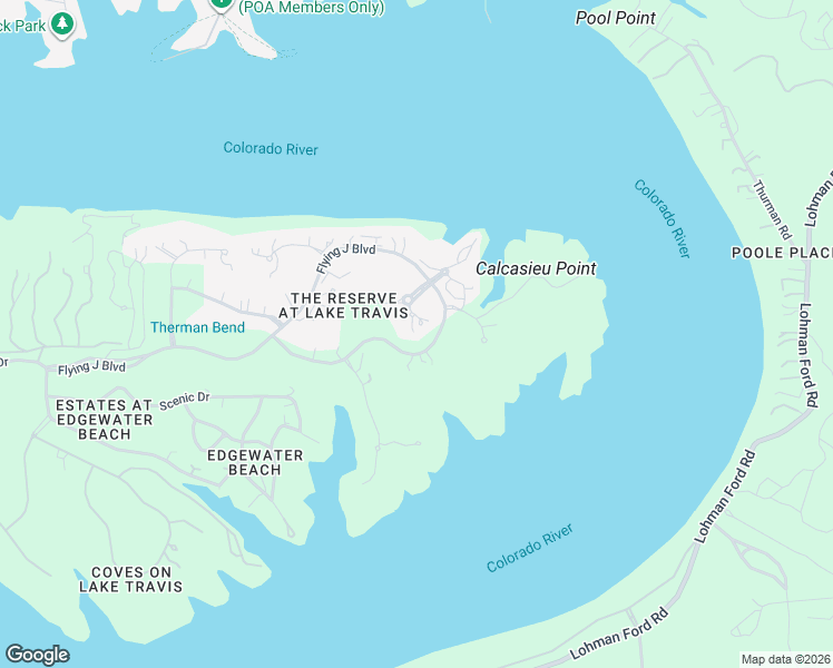 map of restaurants, bars, coffee shops, grocery stores, and more near 19200 Secretariat Place in Spicewood