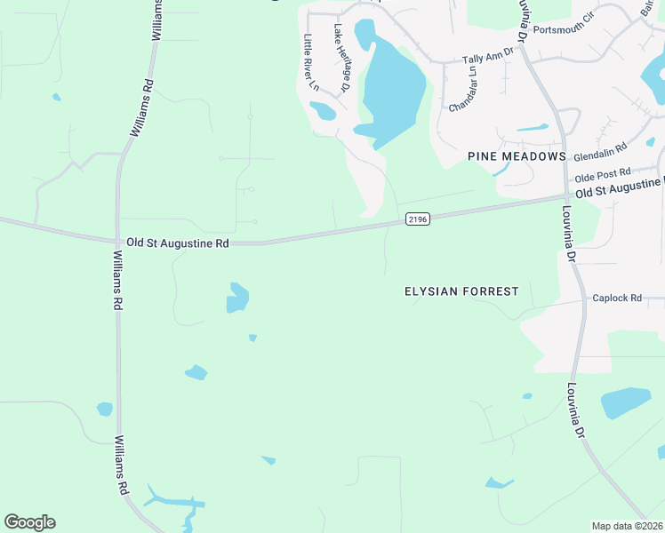 map of restaurants, bars, coffee shops, grocery stores, and more near 7537 Old Saint Augustine Road in Tallahassee