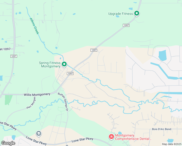 map of restaurants, bars, coffee shops, grocery stores, and more near 430 Terra Vista Circle in Montgomery
