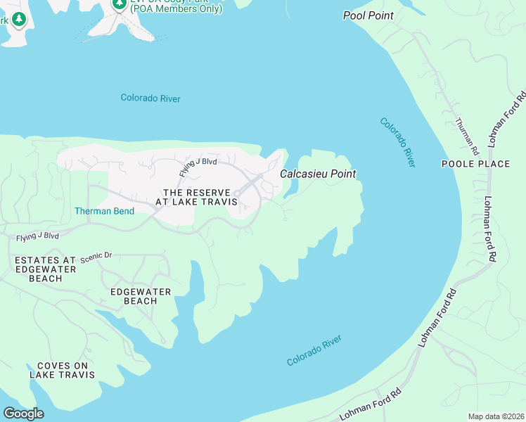 map of restaurants, bars, coffee shops, grocery stores, and more near 19209 Lost Tree in Spicewood