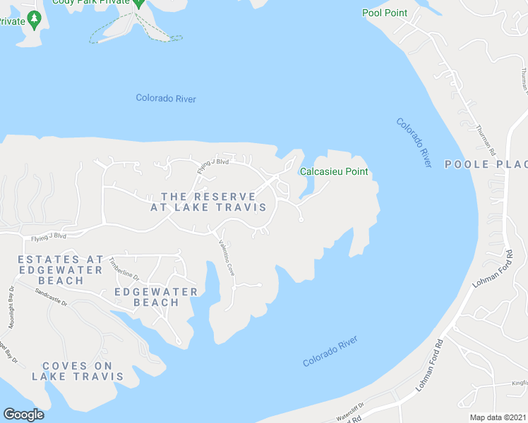 map of restaurants, bars, coffee shops, grocery stores, and more near 19201 Secretariat Place in Spicewood