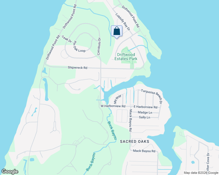 map of restaurants, bars, coffee shops, grocery stores, and more near 40 Anchor Lane in Santa Rosa Beach