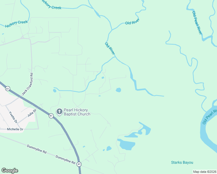 map of restaurants, bars, coffee shops, grocery stores, and more near 38515 Aunt Massey Road in Pearl River