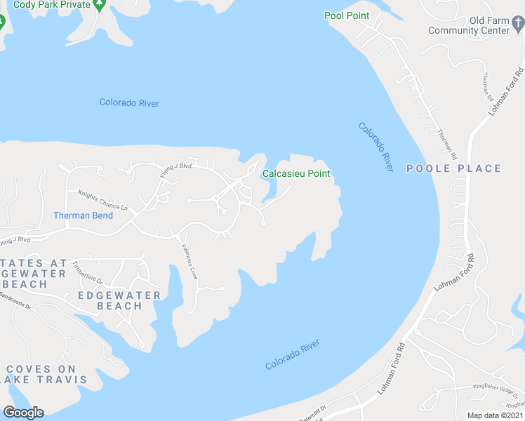 map of restaurants, bars, coffee shops, grocery stores, and more near 61 Cypress Club Pointe in Spicewood
