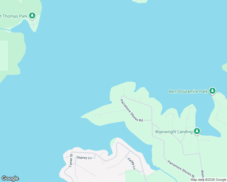 map of restaurants, bars, coffee shops, grocery stores, and more near 2825 Parramore Shores Road in Tallahassee