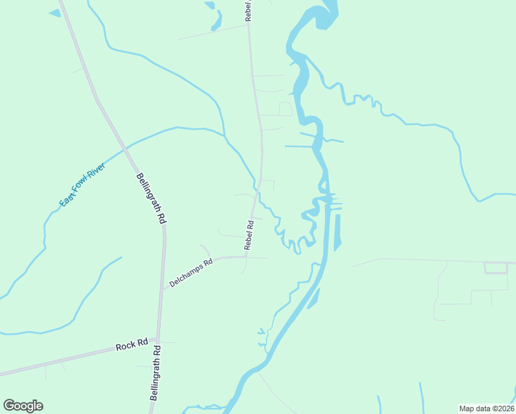 map of restaurants, bars, coffee shops, grocery stores, and more near 13609 Rebel Road in Theodore