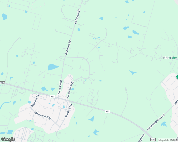 map of restaurants, bars, coffee shops, grocery stores, and more near 520 Meadow Lane in Willis