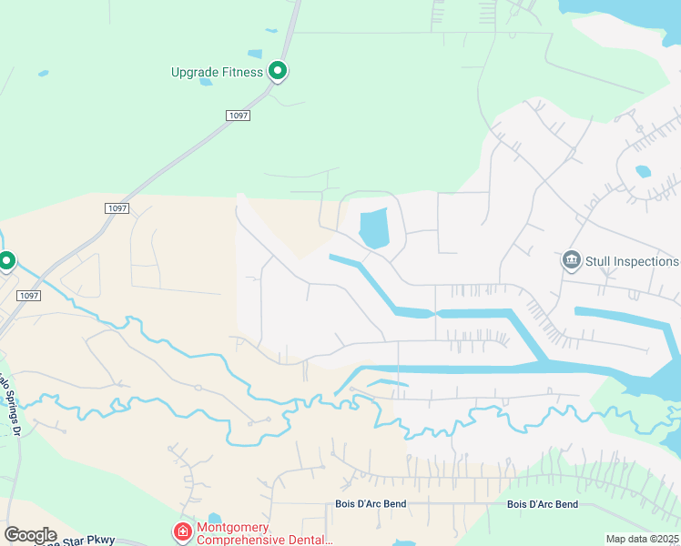 map of restaurants, bars, coffee shops, grocery stores, and more near 18839 Serene Water Drive in Montgomery