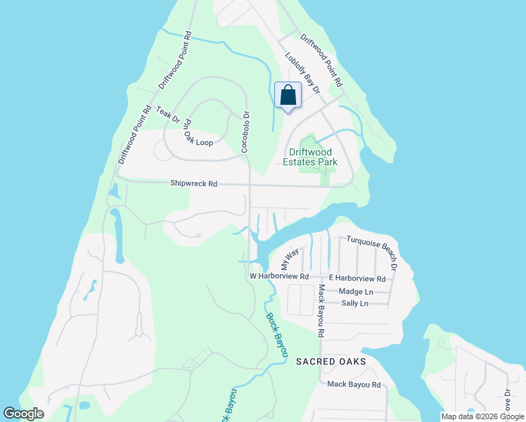 map of restaurants, bars, coffee shops, grocery stores, and more near 40 Anchor Lane in Santa Rosa Beach