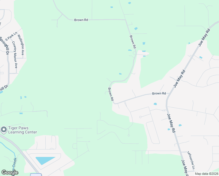 map of restaurants, bars, coffee shops, grocery stores, and more near 13996 Brown Road in Denham Springs