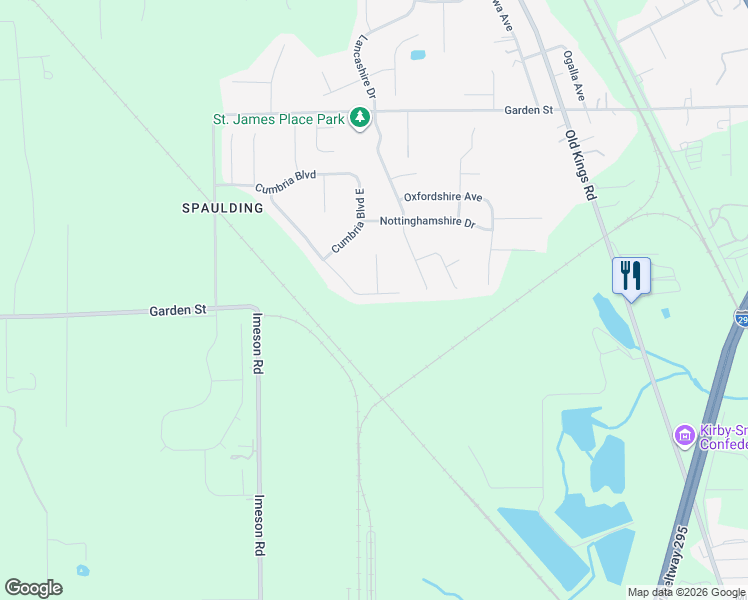 map of restaurants, bars, coffee shops, grocery stores, and more near 8756 Merseyside Avenue in Jacksonville