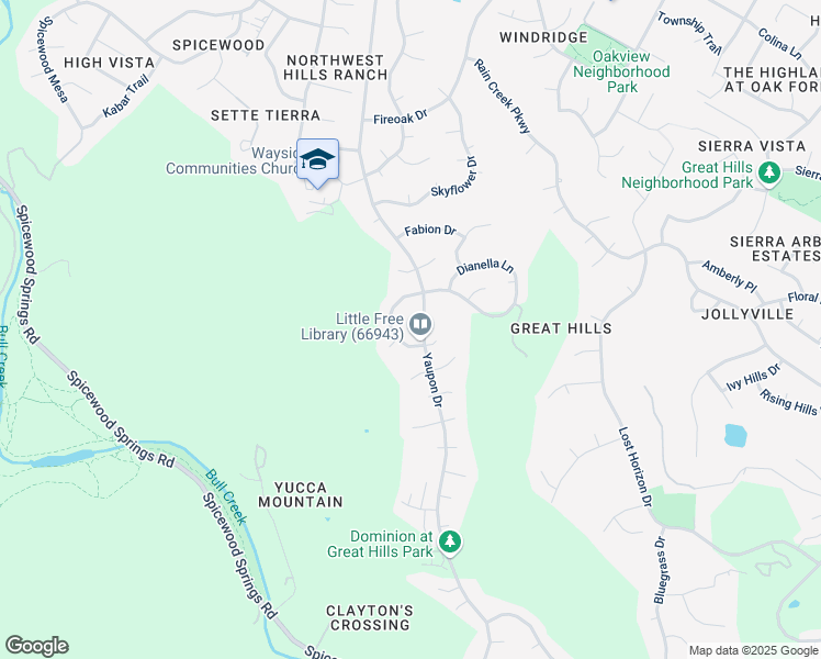 map of restaurants, bars, coffee shops, grocery stores, and more near 7230 Villa Maria Lane in Austin