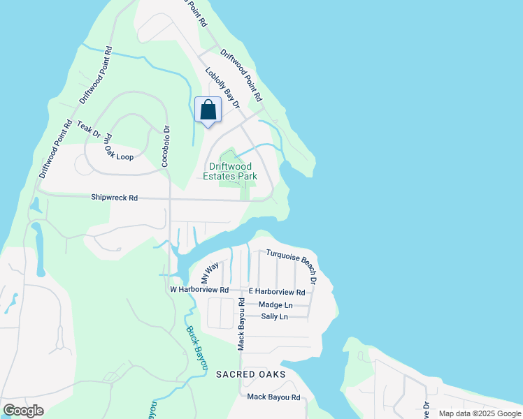 map of restaurants, bars, coffee shops, grocery stores, and more near 336 East Shipwreck Road in Santa Rosa Beach