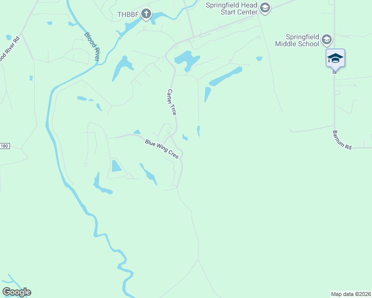 map of restaurants, bars, coffee shops, grocery stores, and more near 23366 Blackberry Walk in Springfield