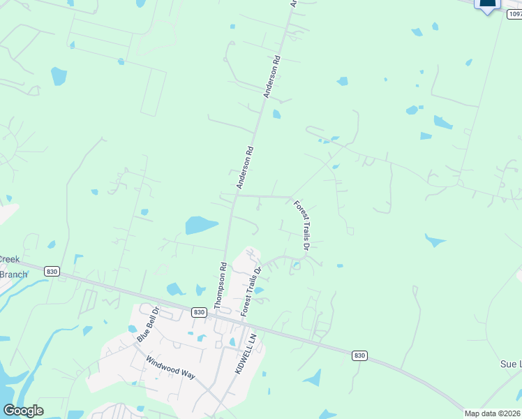 map of restaurants, bars, coffee shops, grocery stores, and more near 11630 Thompson Road in Willis