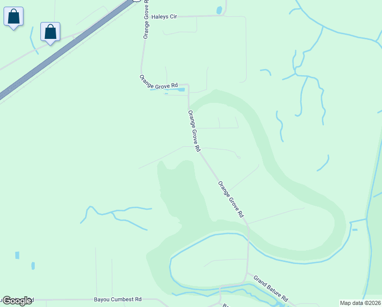 map of restaurants, bars, coffee shops, grocery stores, and more near 4727 Orange Grove Road in Moss Point