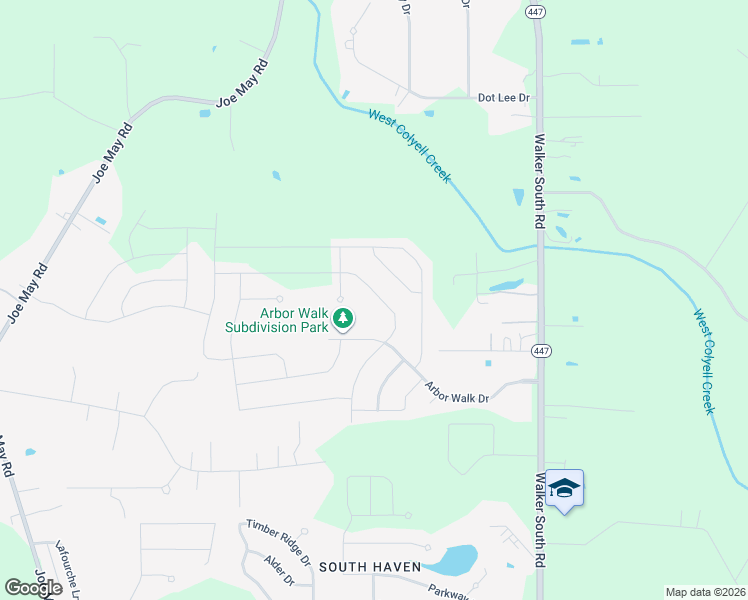 map of restaurants, bars, coffee shops, grocery stores, and more near 23283 Mango Drive in Denham Springs