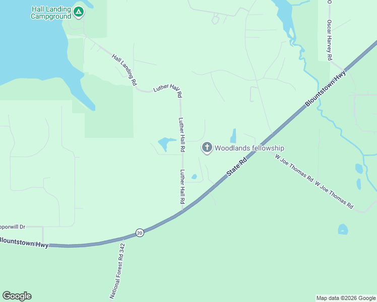 map of restaurants, bars, coffee shops, grocery stores, and more near 16957 Lake Christiana Court in Tallahassee