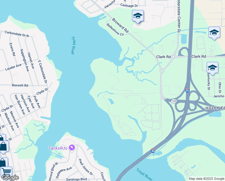 map of restaurants, bars, coffee shops, grocery stores, and more near 9388 Scaup Way in Jacksonville