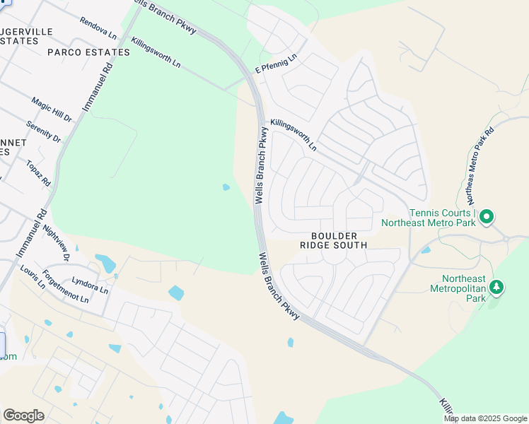 map of restaurants, bars, coffee shops, grocery stores, and more near 2712 Halite Bend in Pflugerville
