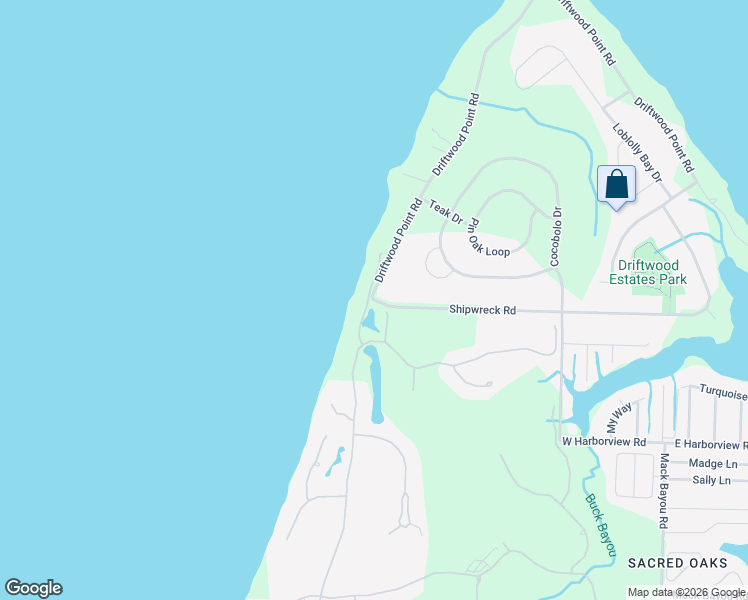 map of restaurants, bars, coffee shops, grocery stores, and more near 466 Shipwreck Road in Santa Rosa Beach