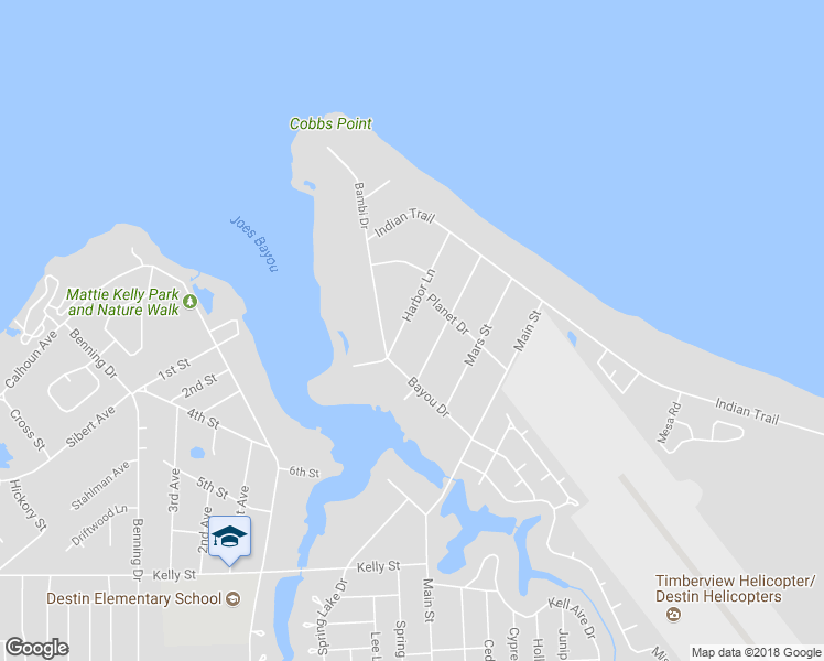 map of restaurants, bars, coffee shops, grocery stores, and more near 708 Harbor Lane in Destin