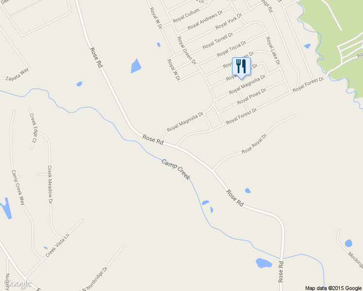 map of restaurants, bars, coffee shops, grocery stores, and more near 11968 Rose Road in Conroe