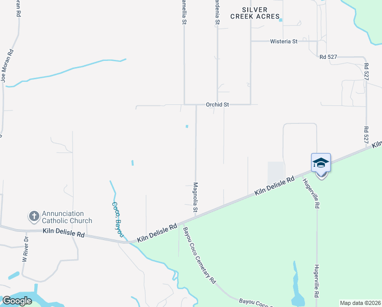 map of restaurants, bars, coffee shops, grocery stores, and more near 16175 Magnolia Street in Kiln