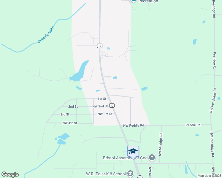 map of restaurants, bars, coffee shops, grocery stores, and more near 10587 Azalea Street in Bristol