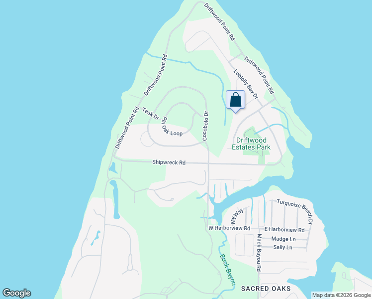 map of restaurants, bars, coffee shops, grocery stores, and more near 1018 Cocobolo Drive in Santa Rosa Beach