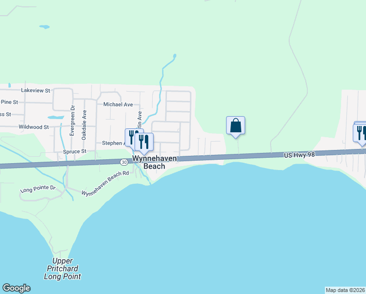 map of restaurants, bars, coffee shops, grocery stores, and more near 709 Avenue Du Fontaine Bleau in Mary Esther